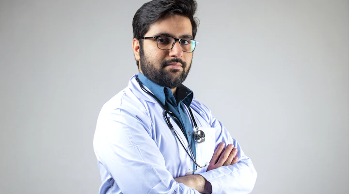Doctor at the clinic