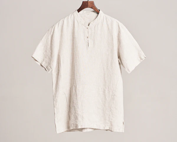 White linen shirt